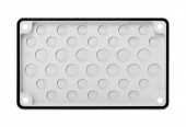 Cable entry gland plate, IP66, 24xM16, 13xM20