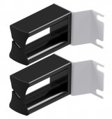 Cable guide-set 2K 75mm RAL7035 (set = 2pcs.)