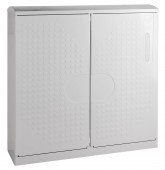 Cable management enclosure Series J, dotted, 2 doors, size 2