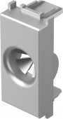 cable outlet 1M, silver