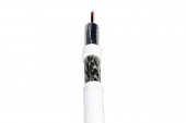 Cablu coaxial DIGI-SAT 3000, 75 Ohm, PVC alb, colac 100m