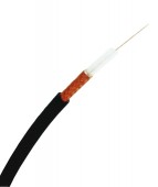 Cablu coaxial tip RG 59 B/U, 75 Ohm, MILC17, negru