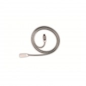 Cablu Date MicroUSB 2A 1m Argintiu