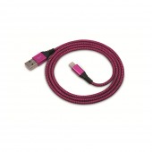 Cablu de Date Lighting 1A 1m Roz