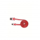 Cablu de Date MicroUSB 1A 1m Rosu