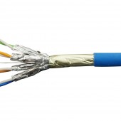 Cablu de date, S/FTP CAT6A BLUE LSZH CUPRU-500M RECBER/ 506042 vechi /506252 nou – 500m