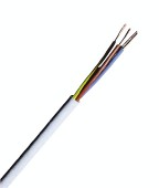 Cablu flexibil cu manta din PVC H03VV-F 2 x 0,5 gri deschis
