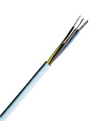 Cablu flexibil cu manta din PVC, H03VV-F 3 G 0,5 negru