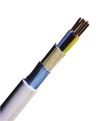 Cablu, manta din PVC, ecranat (N)YM(ST)-J 7 x 1,5/1,5 gri R0