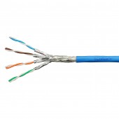 Cablu S/FTP Cat.7, 4x2xAWG23/1,1.000Mhz,LS0H,Dca,30%,albastr