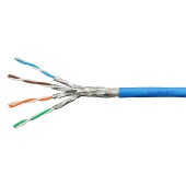 Cablu S/FTP Cat.7, 4x2xAWG23/1,1.000Mhz,LS0H,Dca,40%,albastr
