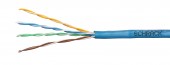 Cablu U/UTP Cat.6, 4x2xAWG24/1, 300MHz, LS0H, B2ca albastru