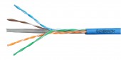 Cablu U/UTP Cat.6, 4x2xAWG24/1, PVC, Eca, albastru