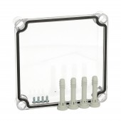 Capac 190x190x30 scund transparent cu suruburi cu cap normal