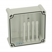 Capac 190x190x80 inalt gri cu suruburi cu cap normal