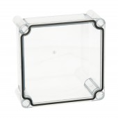 Capac 190x190x80 inalt transparent cu suruburi cu cap normal