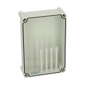 Capac 280x190x80 inalt gri cu suruburi cu cap normal