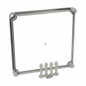 Capac 280x280x30 scund transparent cu suruburi cu cap normal