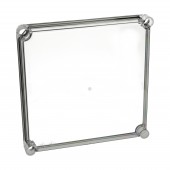 Capac 280x280x30 scund transparent cu suruburi cu cap normal