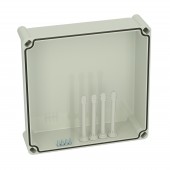 Capac 280x280x80 inalt gri cu suruburi cu cap normal