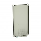 Capac 380x190x30 scund gri cu suruburi cu cap normal