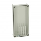 Capac 380x190x80 inalt gri cu suruburi cu cap normal