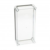 Capac 380x190x80 inalt transparent cu suruburi cu cap normal