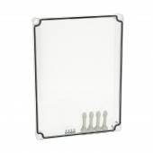 Capac 380x280x30 scund transparent cu suruburi cu cap normal