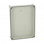 Capac 380x280x80 inalt gri cu suruburi cu cap normal