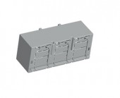 Capac borne 3-poli pentru separatoare ARROW BLUE marime 00