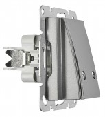 Capac detasabil cu iesire de cablu de 9 mm, antracit