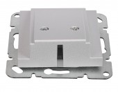 Capac detasabil cu iesire de cablu de 9 mm, argintiu
