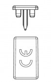 Capac protectie barete 2P 10mm²
