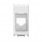 Capac protectie la praf pentru modul toolless RJ45, 1M, alb