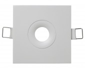 Capac ptr.C.il. Sig. Design EE alb,  patrat
