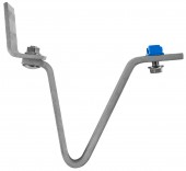 Carlig acoperis tigla 8mm galvanizat gat 42-55mm fotovoltaic