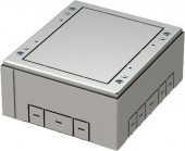 Caseta de montaj pt doza pardoseala 4M, 208,5x182x83-128mm