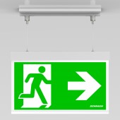 C.il. Siguranta AM alb, LED, suspendat incastrat