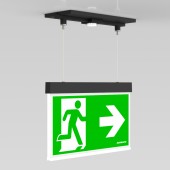 C.il. Siguranta AM Duo antracit, LED, suspendat incastrat