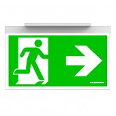 C.il. Siguranta AX alb, LED, incastrat tavan