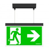 C.il. Siguranta AX antracit, LED, suspendat aparent