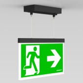 C.il. Siguranta AX antracit, LED, suspendat aparent