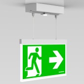 C.il. Siguranta AX Duo alb, LED, suspendat aparent