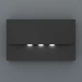 C.il. Siguranta WAF antracit ERT-LED 3x1W 230V AC/DC EL