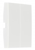 Clapeta 2 aparate, alb