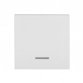 Clapeta alba, cu indicator luminos transparent