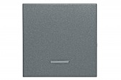 Clapeta antracit, cu indicator luminos transparent