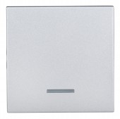 Clapeta argintie, cu indicator luminos transparent