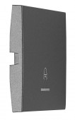Clapeta cu fereastra control transp, simb sonerie, antracit