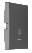 Clapeta cu fereastra control transp, simbol vent, antracit